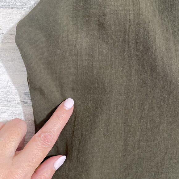 Barney’s‎ New York Army Green & Black Joggers Zipper Back Pocket pants Size 2 - Picture 11 of 11